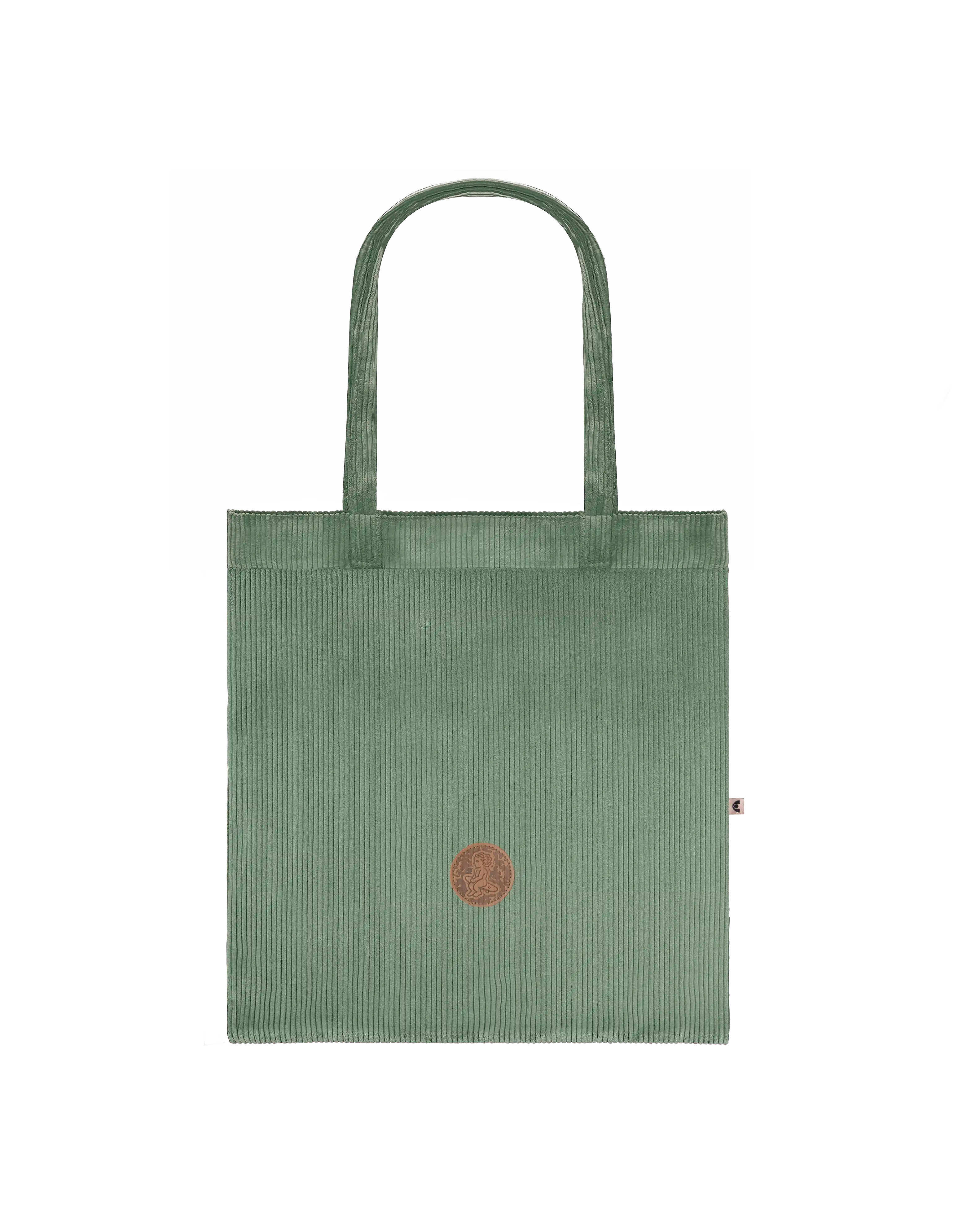 Patch Corduroy Tote Bag
