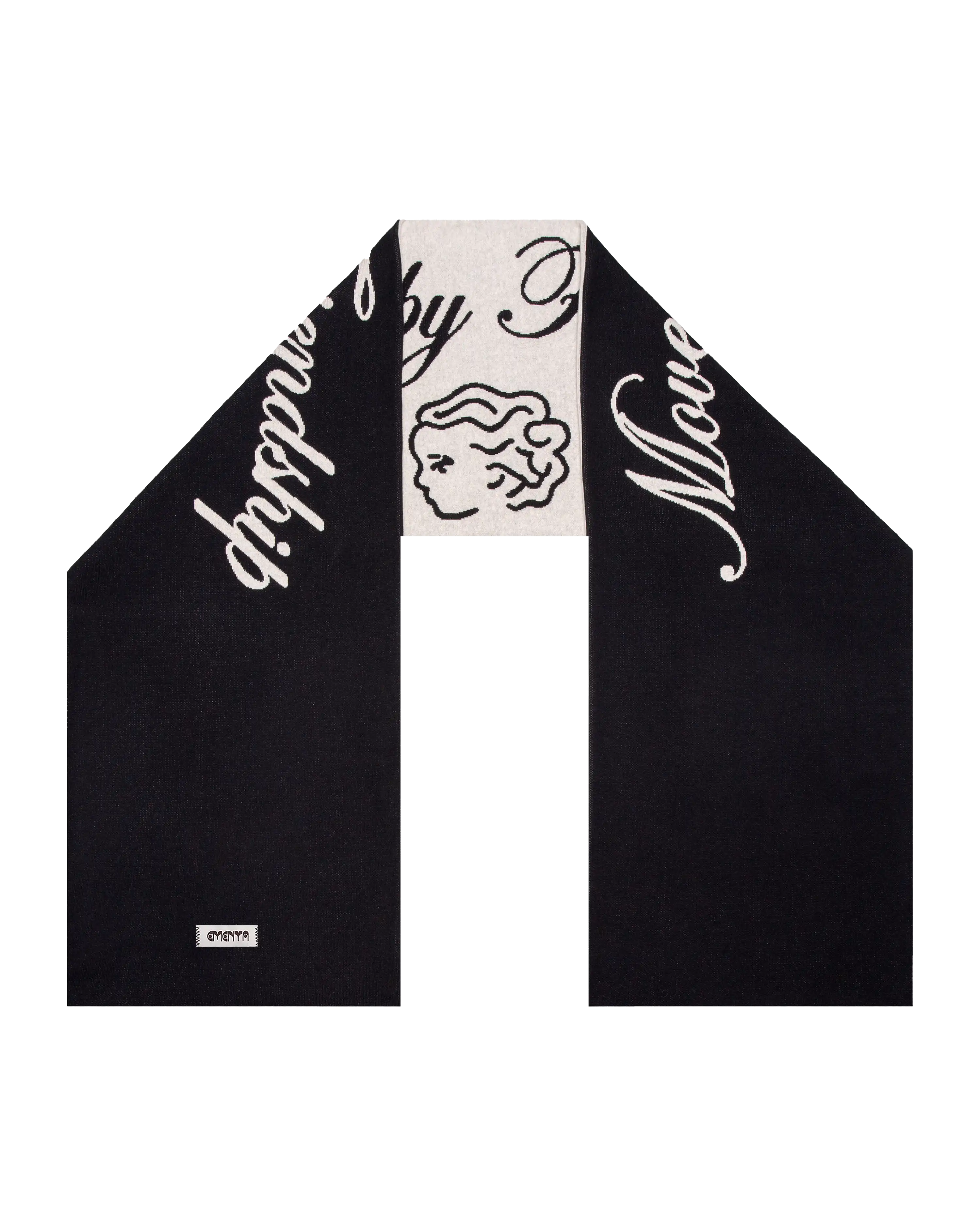 Made from 100% organic cotton for a soft, warm, and ultra-comfortable feel
Double-layered fabric for a heavyweight, warm, and durable construction
Reversible design with a black side featuring tonal details and an off-white side with black detailing
Signature Ikon logo with the motto "Moved by Friendship" and Ementa’s founding date
Machine washable in cold water for easy care and long-lasting quality