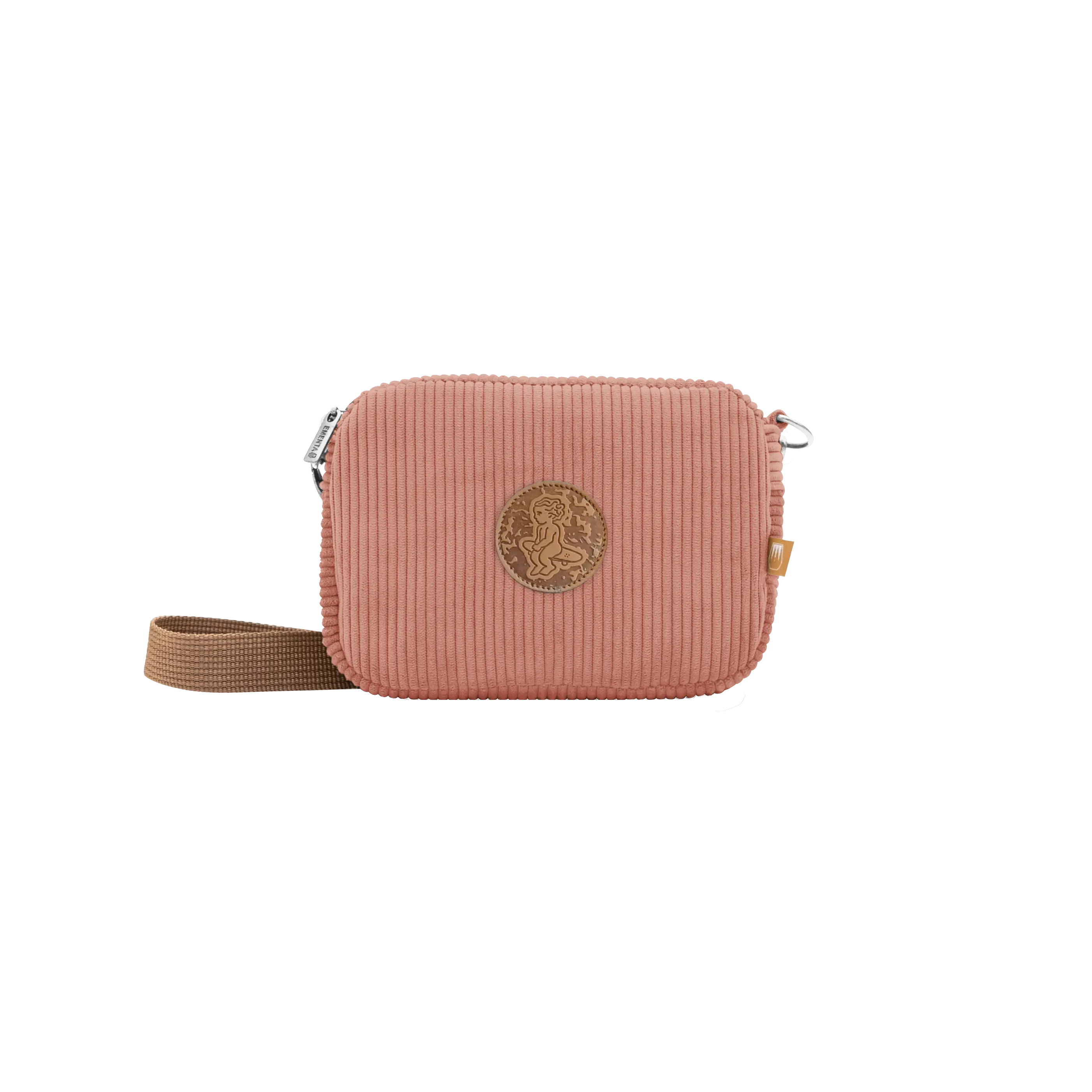 Fluffy Patch Corduroy Shoulder Bag