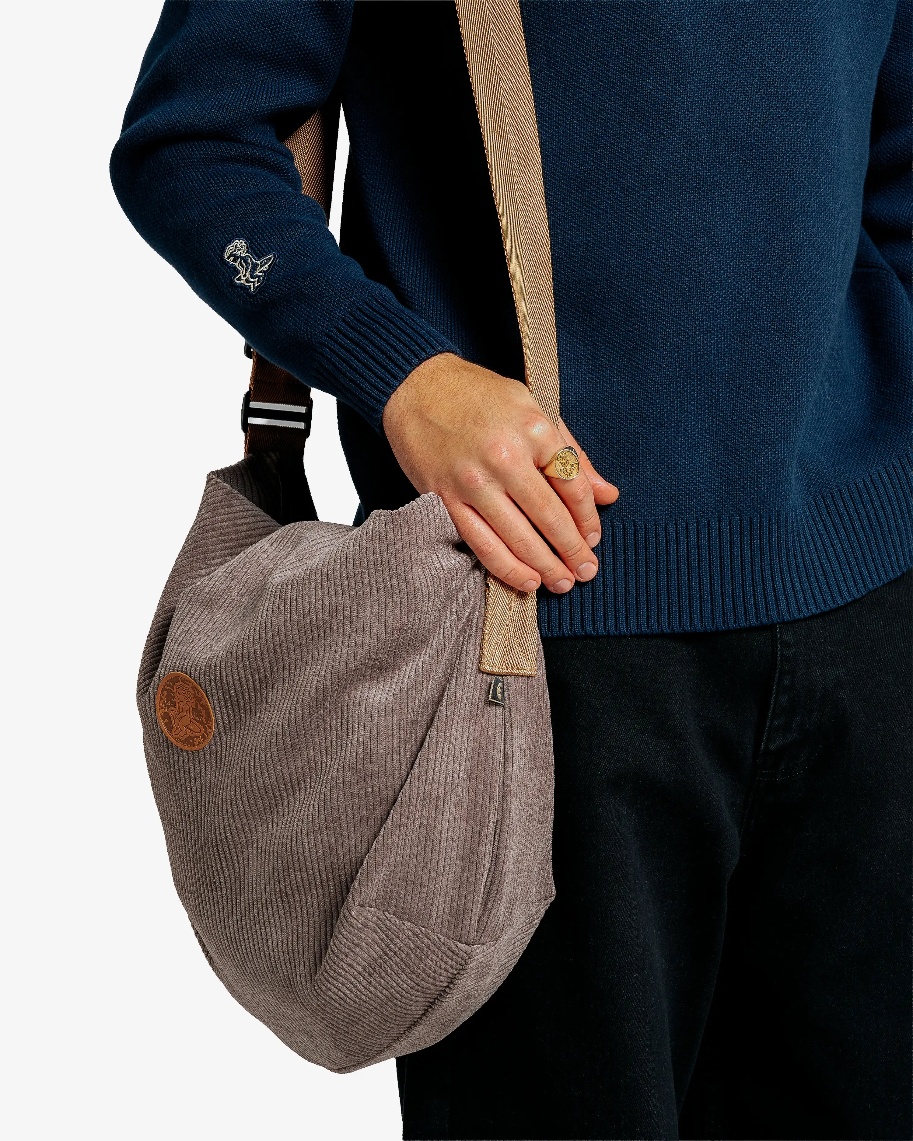 Bucha Corduroy Crossbody Bag