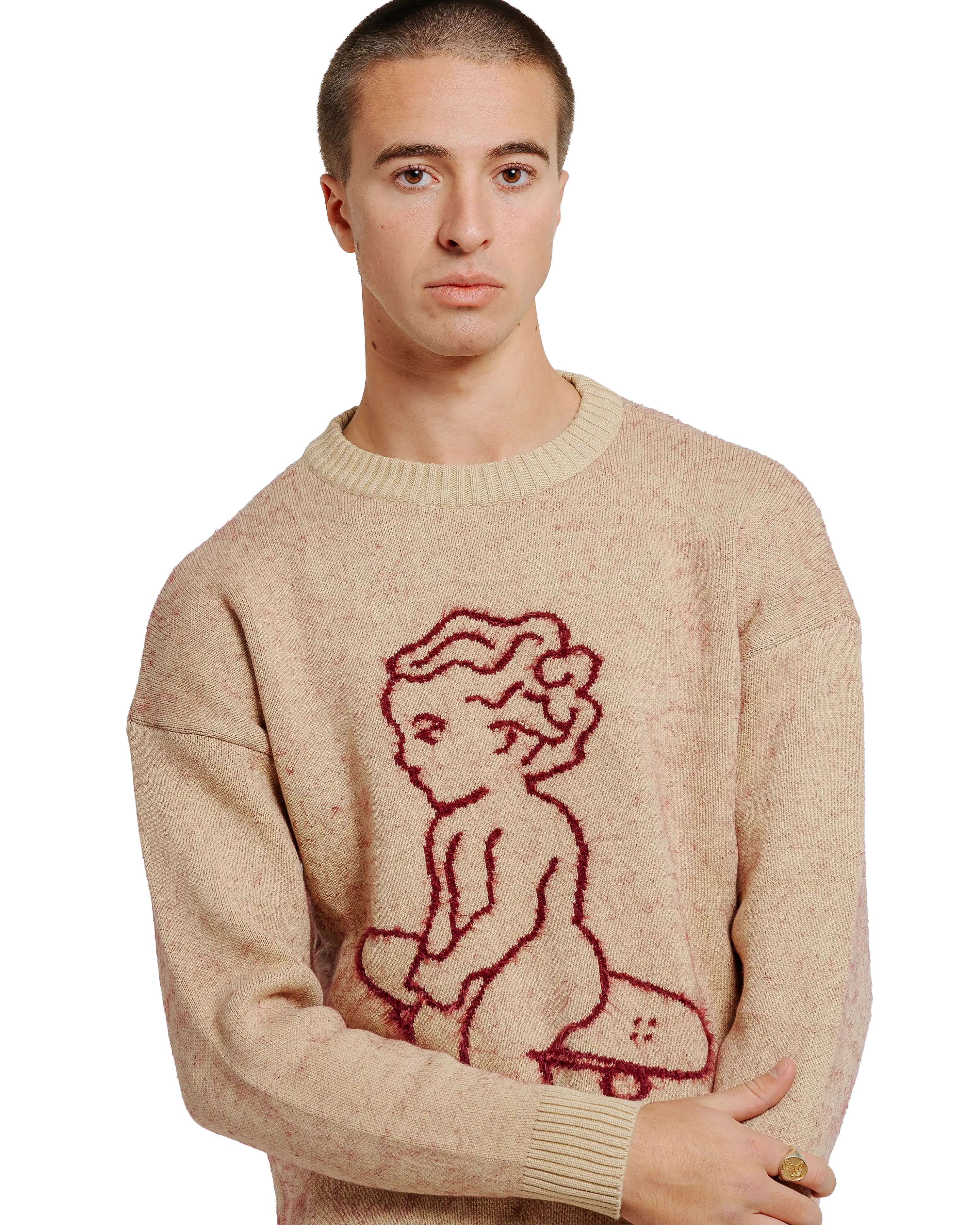 Ikon Fluffy Knit Crewneck