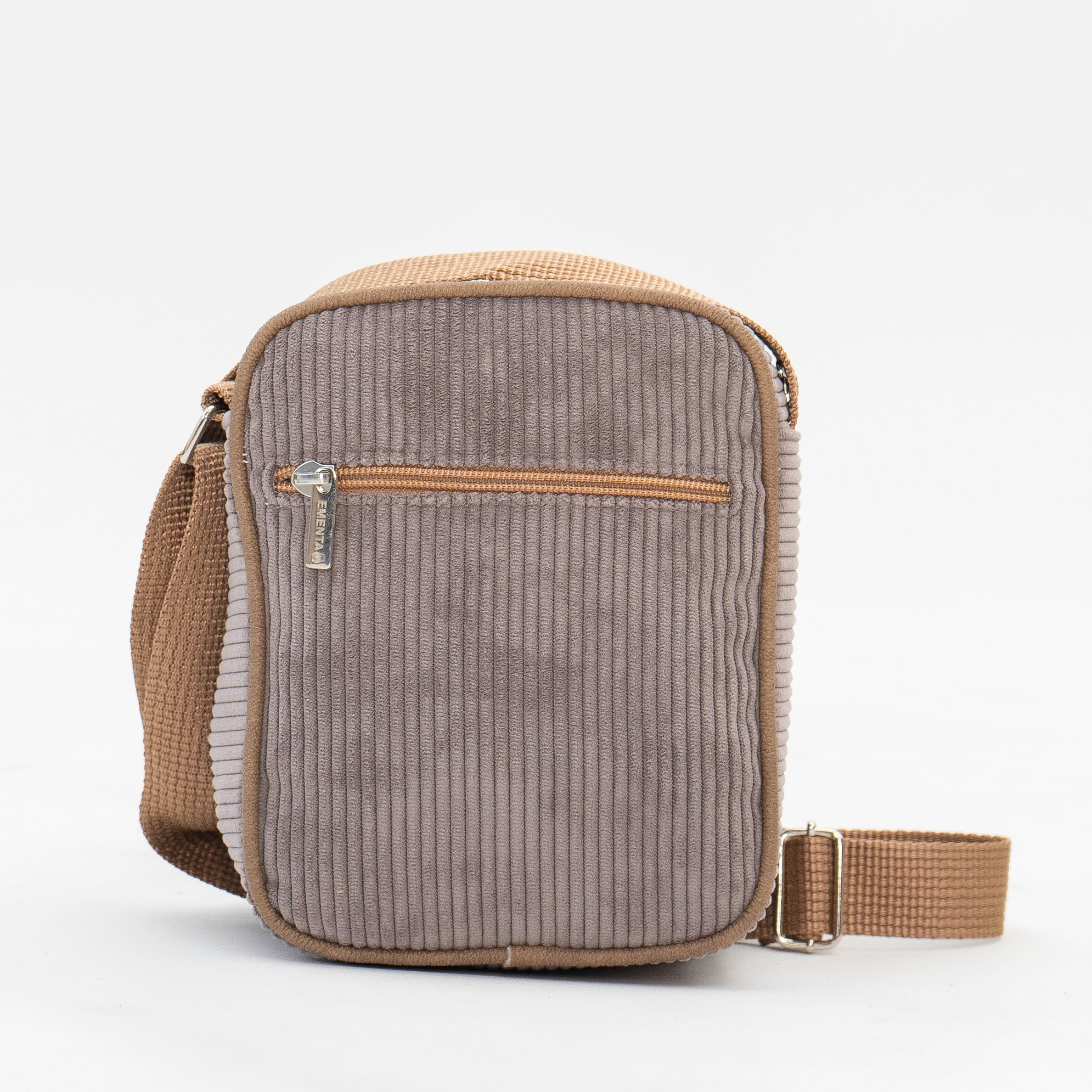Square Patch Corduroy Shoulder Bag
