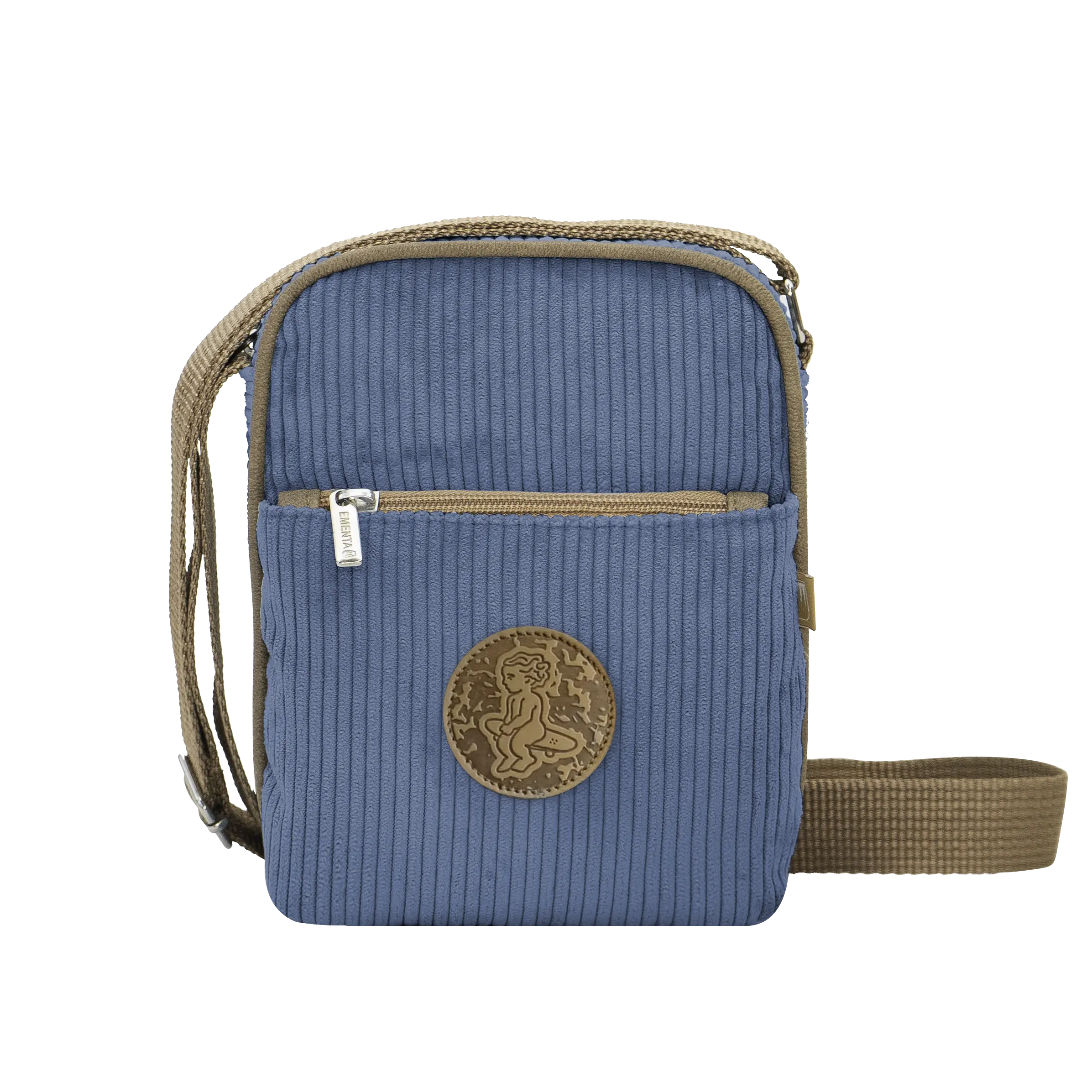 Square Patch Corduroy Shoulder Bag