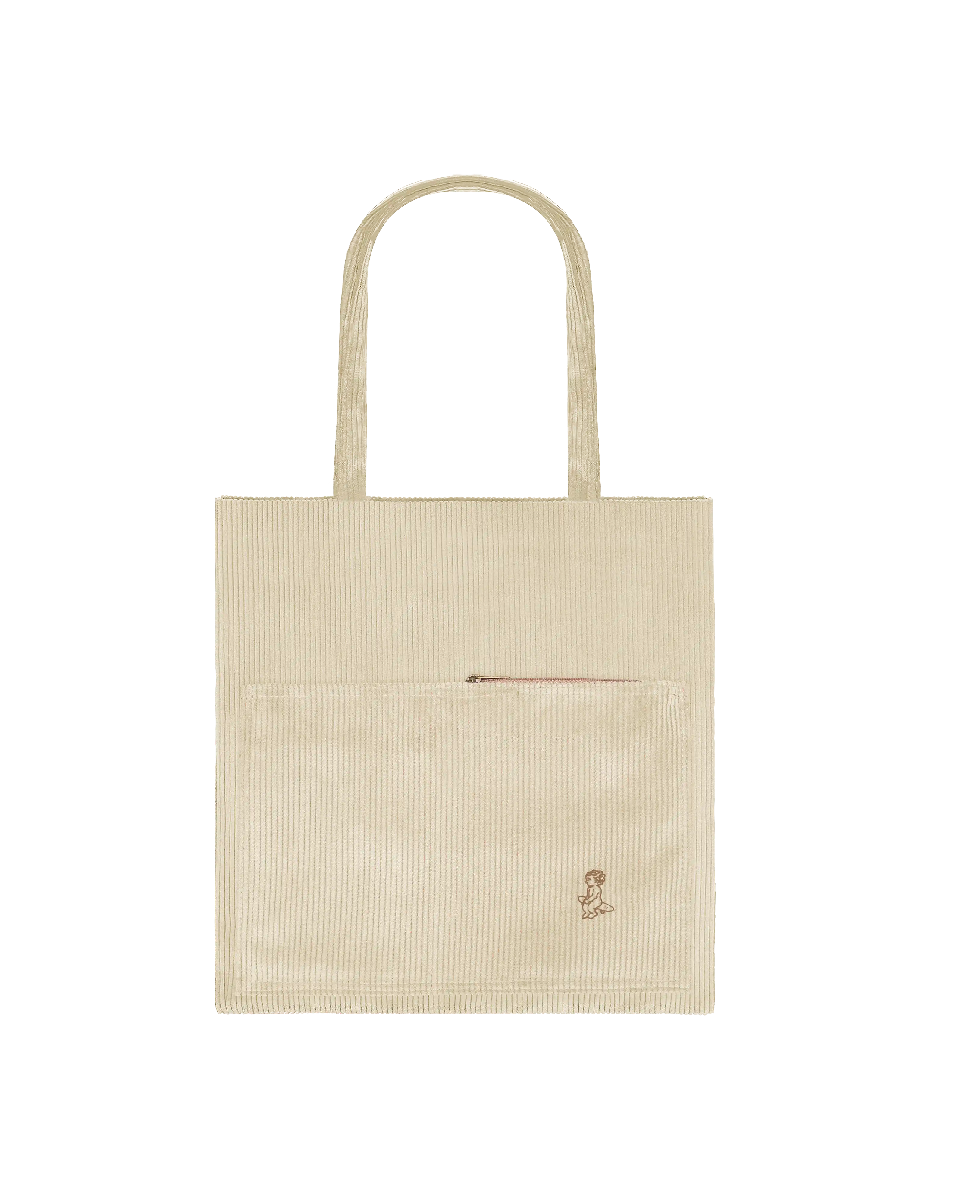 Redesigned from the original tote for clean, multifunctional daily use
Available in 11 durable, liquid-repellent corduroy colors
Spacious 46 × 45 cm main compartment holds a laptop, notebooks, and essentials
Interior pocket sized for phone or cards; exterior zip pocket keeps valuables secure
Dedicated bottle sleeve and built-in key holder for on-the-go convenience
Durable corduroy treated for water resistance and built to handle daily use
Minimal hardware—low-profile zip and discreet, tonal stitching
Subtle