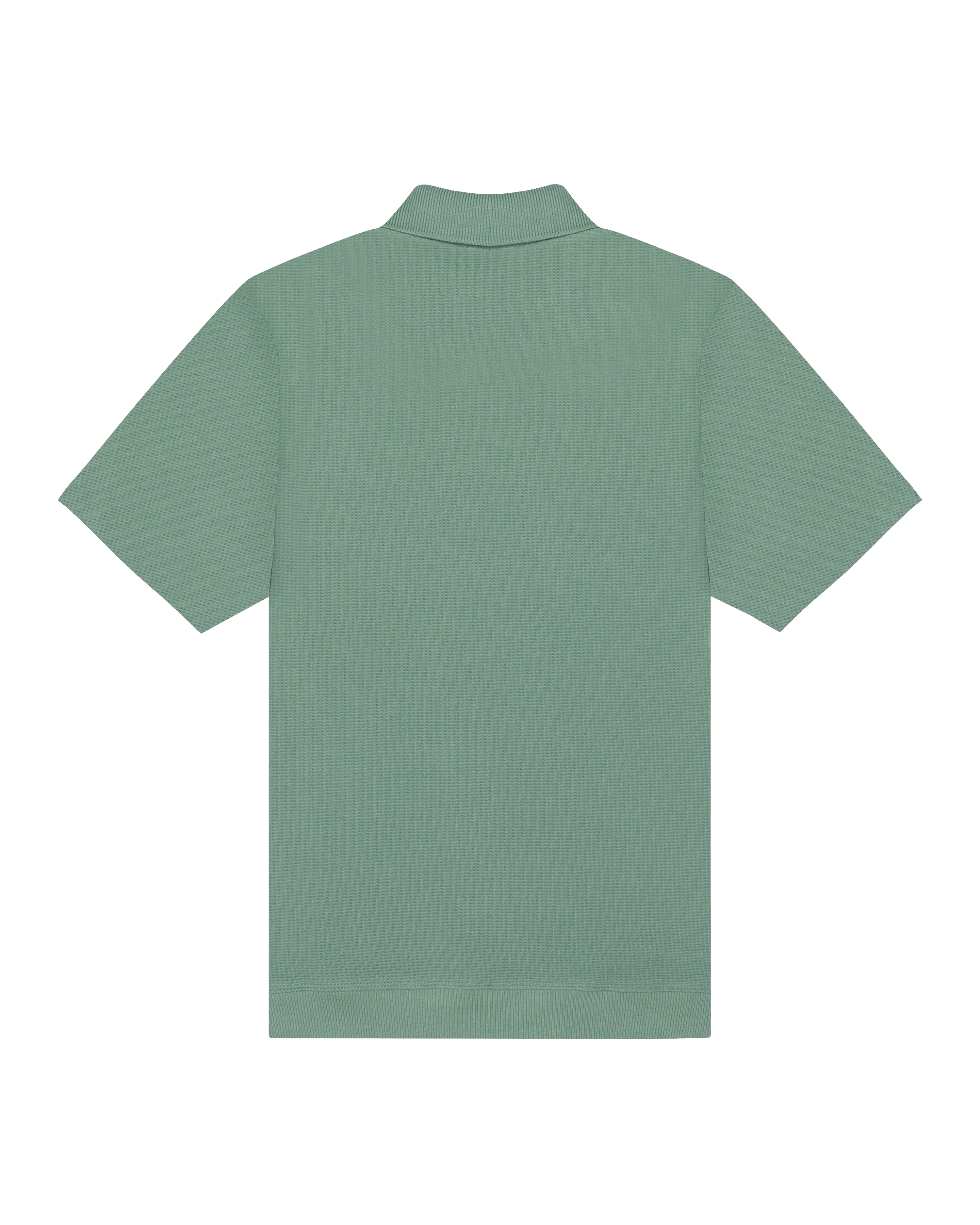Ementa Polo Shirt
Waffle knit texture for enhanced breathability and structure
Embroidered Ikon logo on the chest
Button-up front with four tonal buttons
Ribbed collar and sleeves
100% cotton
Regular fit
Unisex
Made in Portugal