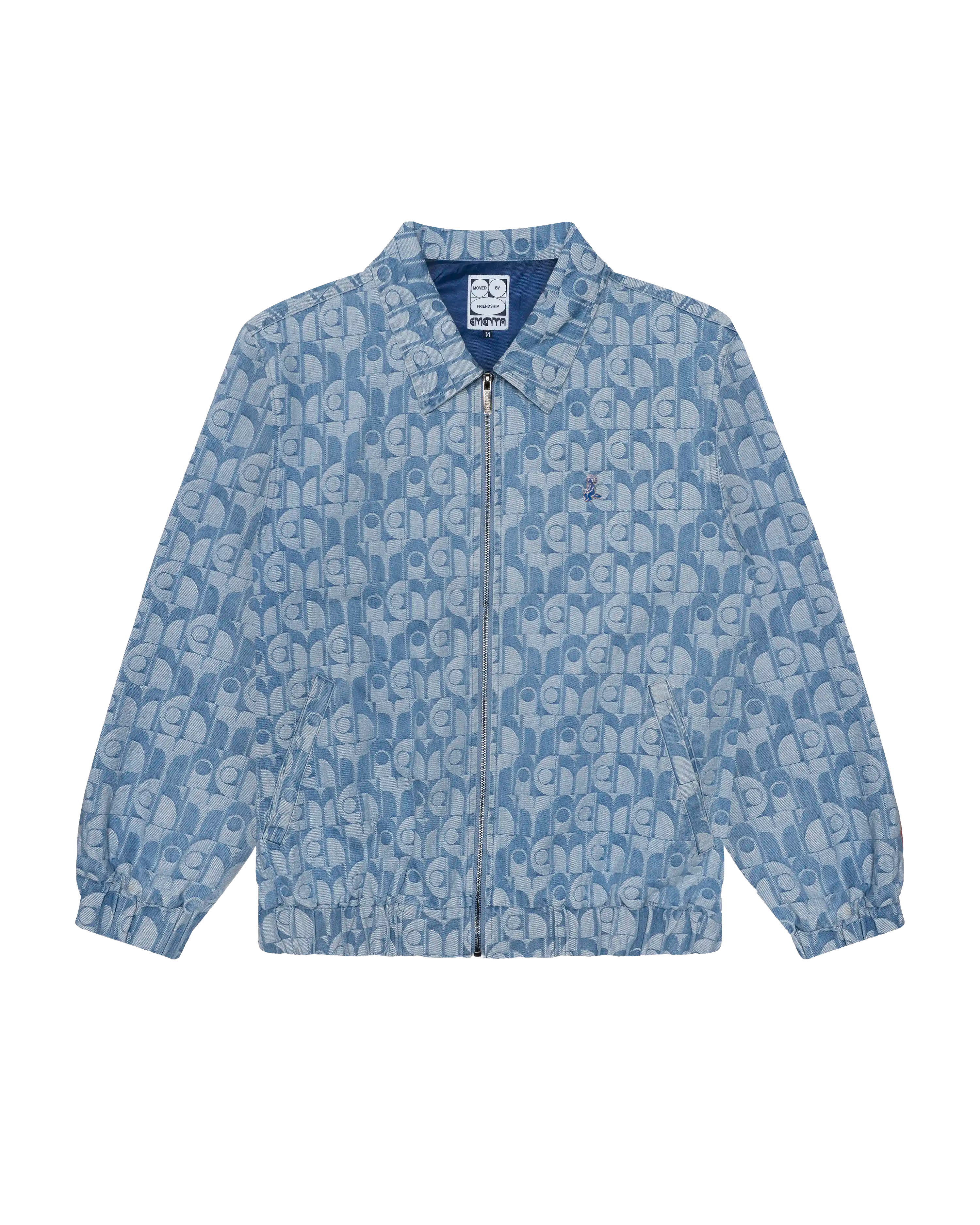 Dots Denim Jackard Jacket