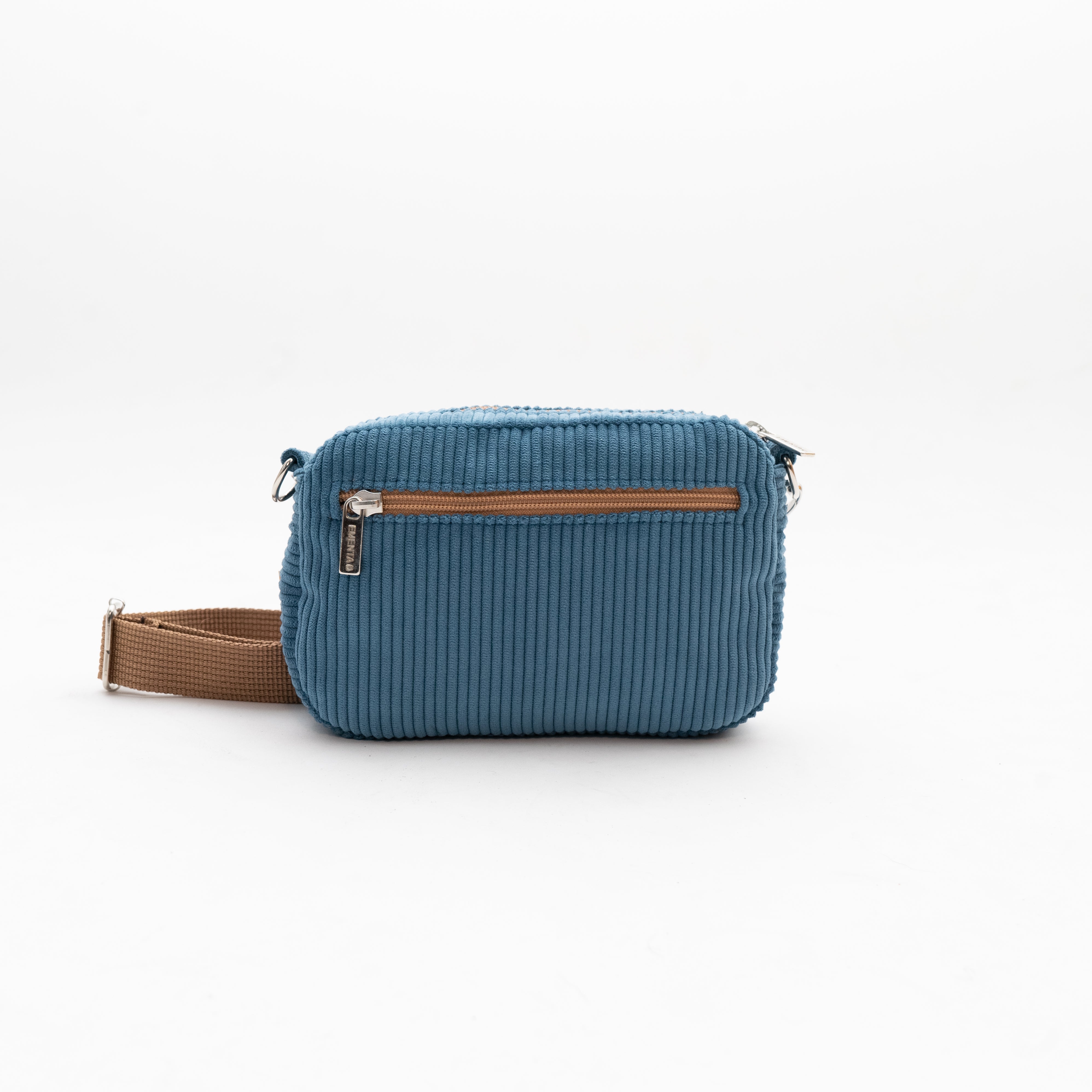 Fluffy Signature Corduroy Shoulder Bag