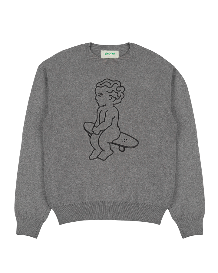 Big Ikon Knit Crewneck