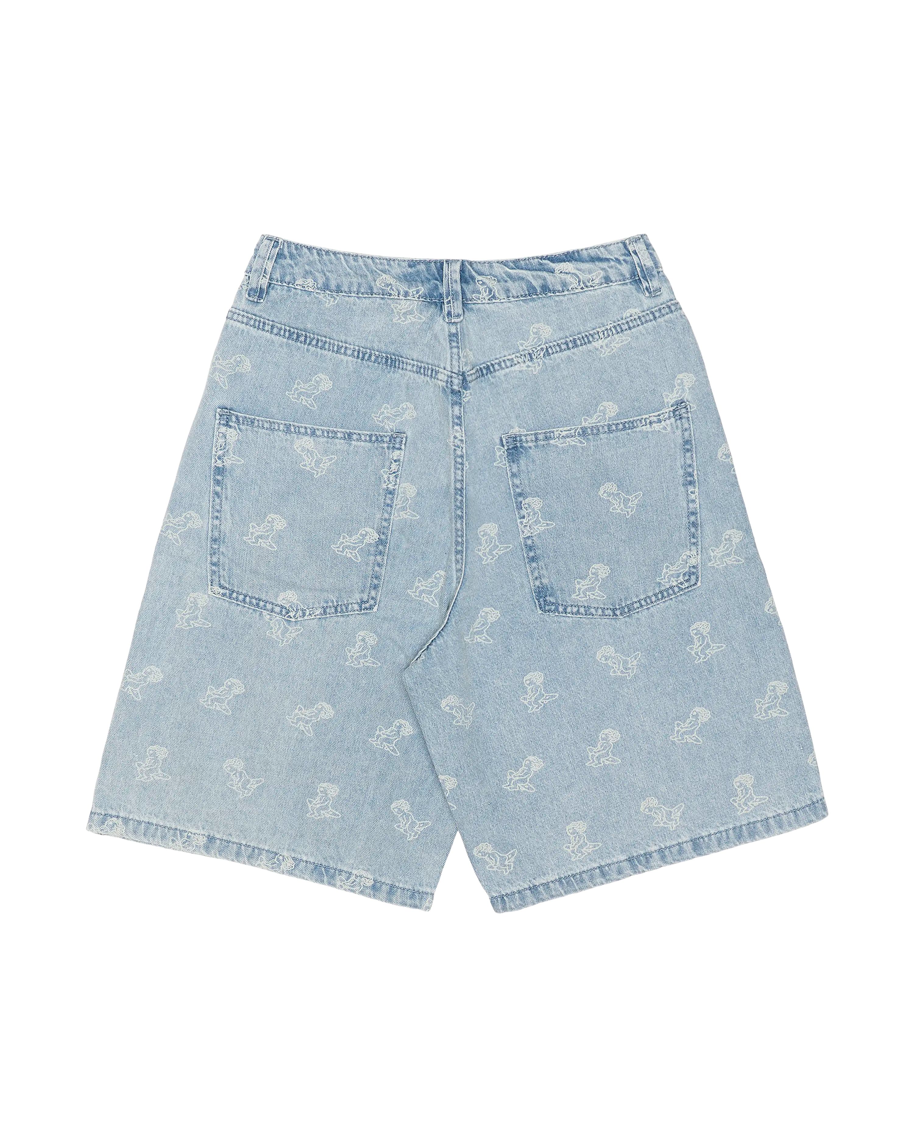 Light blue denim with all-over Ikon logo embroidery
Pair with the matching Emodi Kit Shirt for a complete look
100% cotton for comfort and breathability
Relaxed fit with mid-length leg
Classic 5-pocket construction for everyday function

Zip fly with button closure and belt loops
Unisex design
Cold wash only