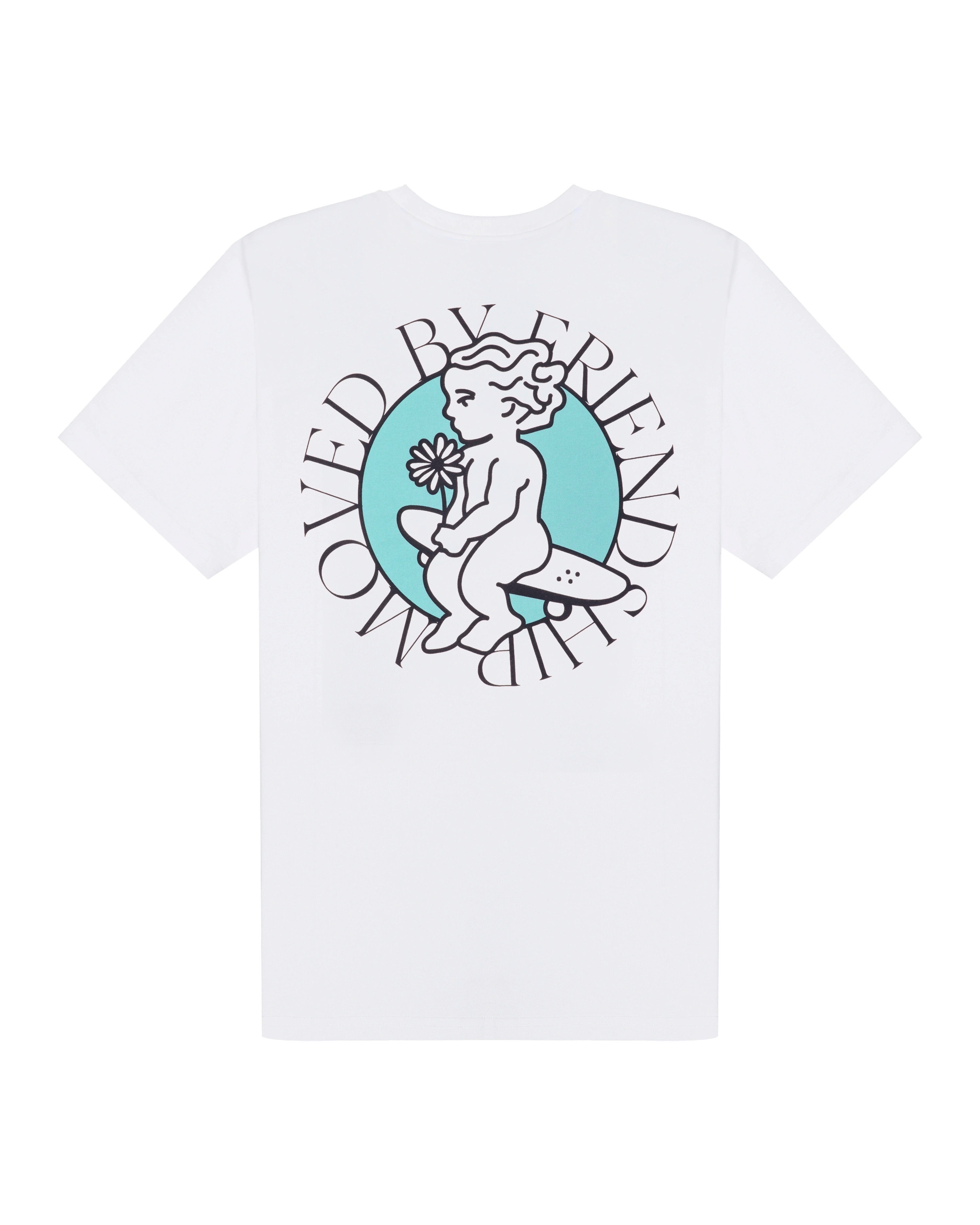 100% Cotton

Regular fit
Built for durability
Ikon Flower design print

'Moved By Friendship' motto on the back
Heavyweight 240gsm fabric
Unisex
Made in Portugal