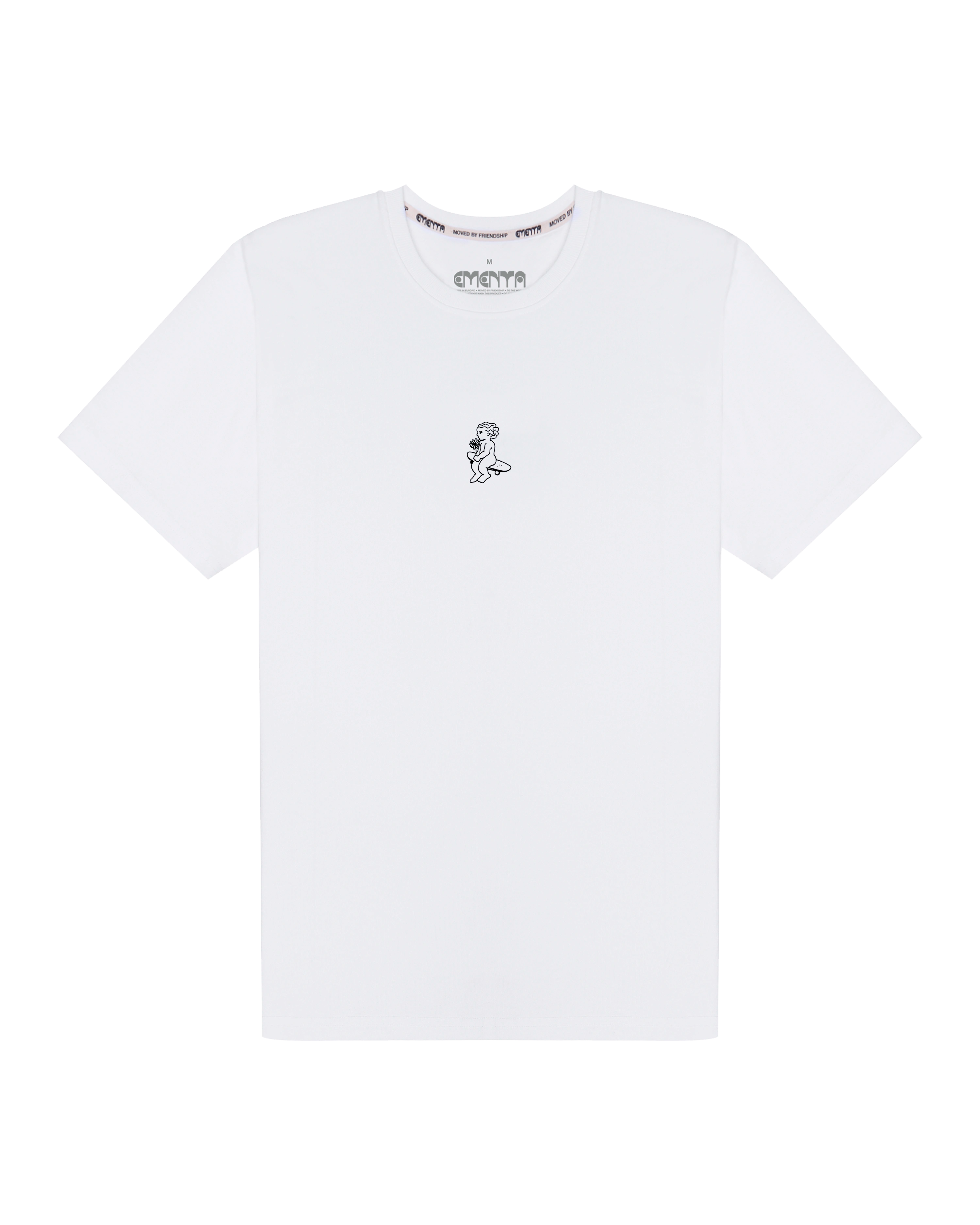 100% Cotton

Regular fit
Built for durability
Ikon Flower design print

'Moved By Friendship' motto on the back
Heavyweight 240gsm fabric
Unisex
Made in Portugal